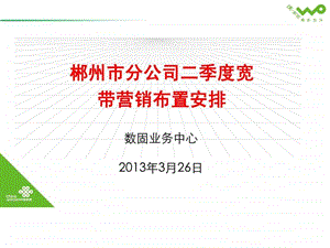 宽带营销布置安排图文.ppt.ppt