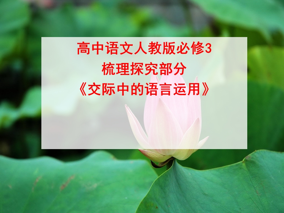 《交际中的语言运用》.ppt_第1页