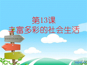 丰富多彩的社会生活.ppt