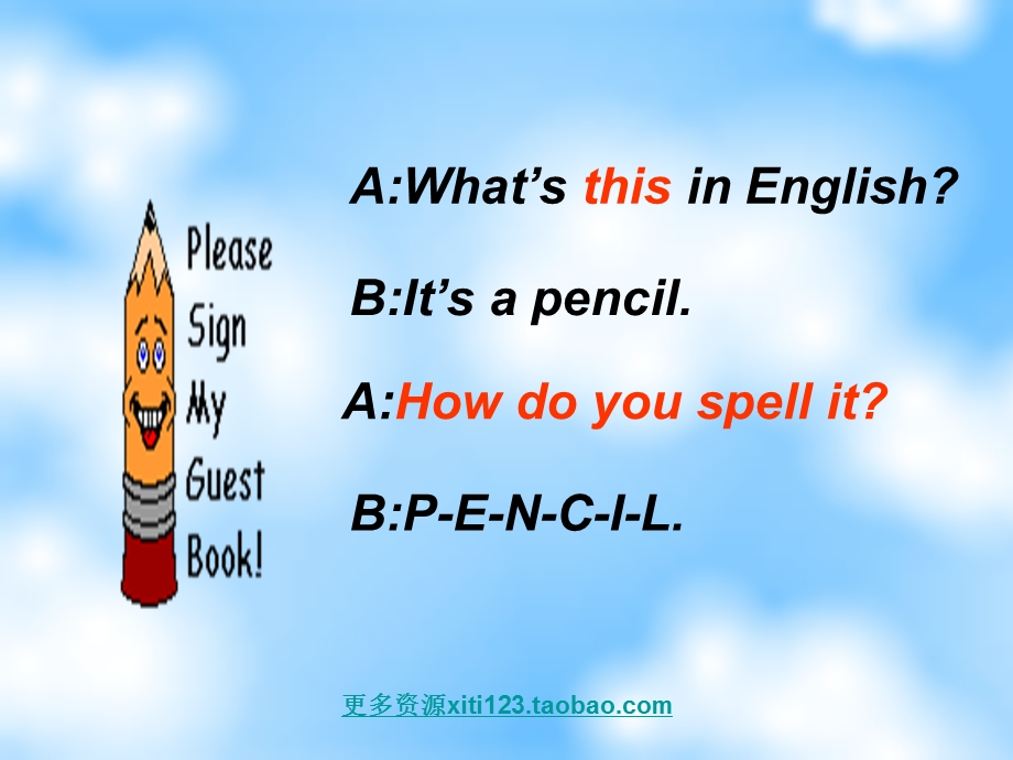 初中英语新目标七年级上Unit2_Is_this_your_pencil.ppt_第2页