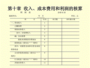 保险公司会计课件第10章.ppt.ppt