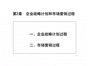 市场营销第2章企业战略计划和市场.ppt