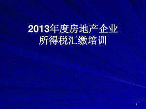 房地产所得税年报培训.ppt.ppt