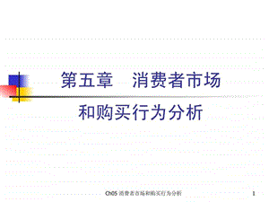 市场营销学第三版吴健安主编第五章.ppt