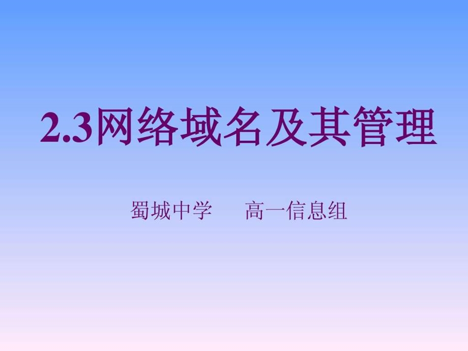 网络域名及其管理2222.ppt.ppt_第1页