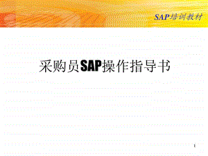 SAP采购流程采购初.ppt