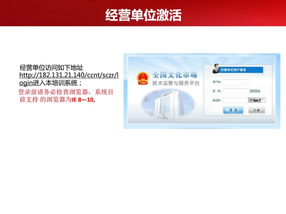 全国文化市场技术监管与服务平台经营单位激活通用....ppt.ppt_第2页