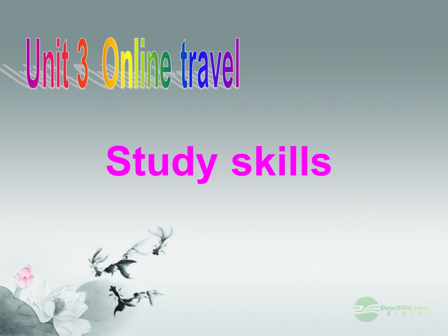 八年级英语下册《Unit3Onlinetravel》Studyskills课件牛津版.ppt_第2页