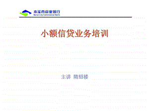 小额信贷业务培训小额贷款风险分析与防范措施.ppt