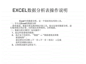 excel数据分析表操作说明.ppt