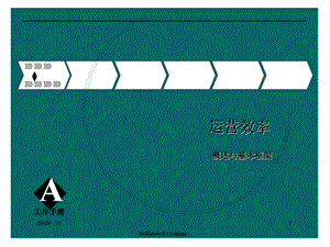 麦肯锡概述与基本框架运营效率.ppt
