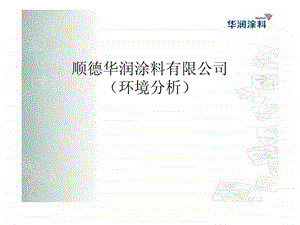 华润涂料环境分析.ppt.ppt