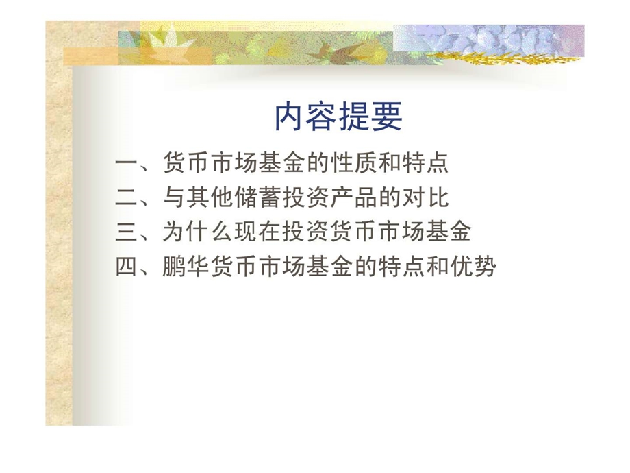 鹏华货币市场基金投资价值分析.ppt_第2页