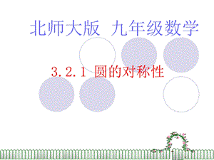 北师大版初中九年下321圆的对称性课件.ppt