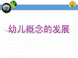 幼儿概念的发展.ppt.ppt