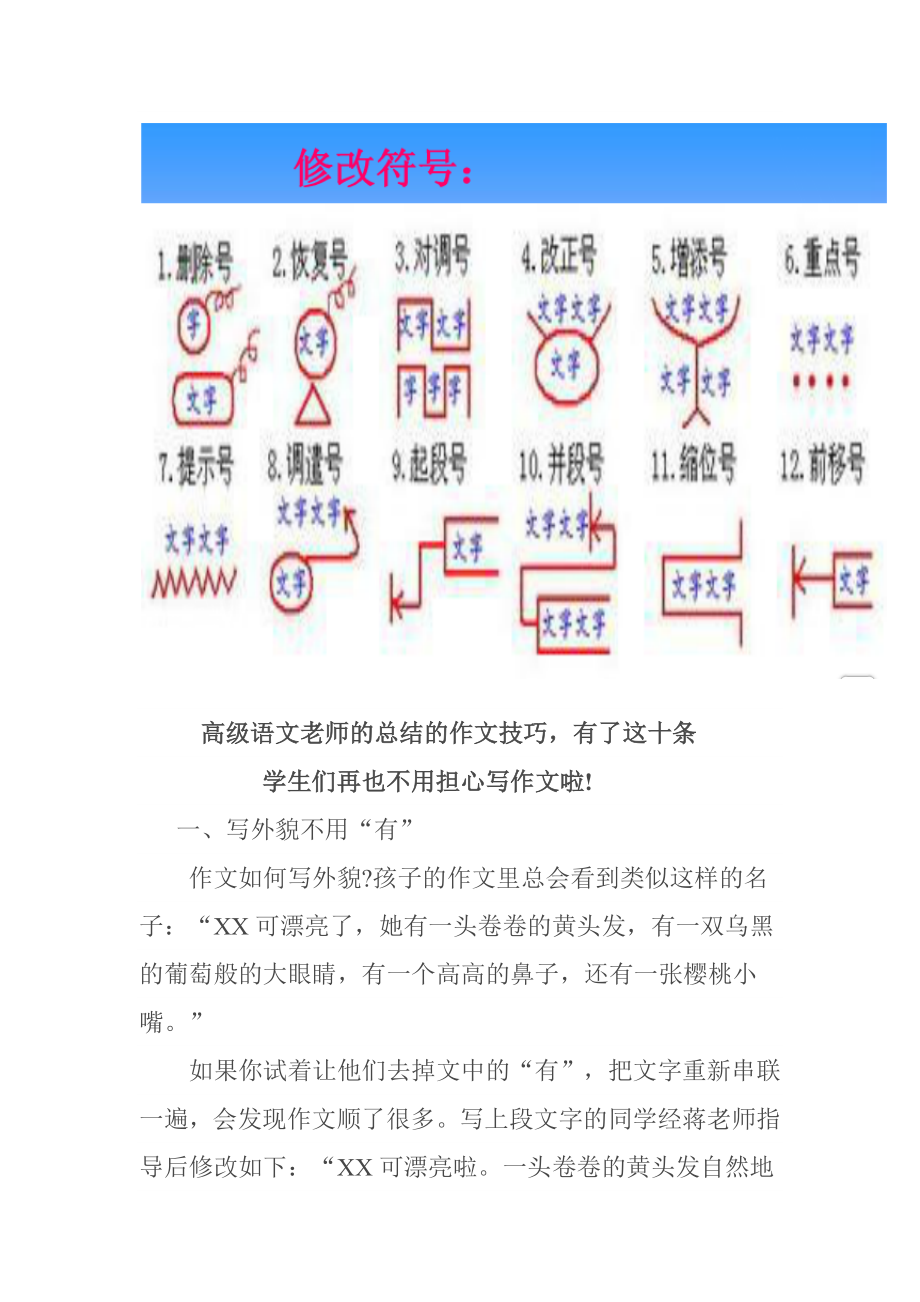 转载资源分享：习作的修改与技巧.docx_第2页