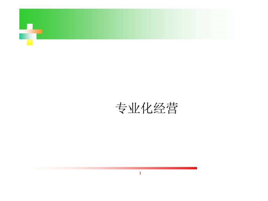 专业化经营.ppt_第1页