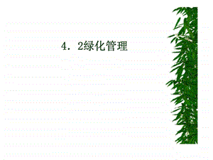 42绿化管理.ppt