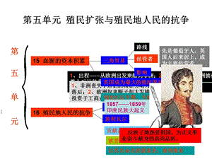 历史：第五单元殖民扩张与殖民地人民的抗争复习.ppt