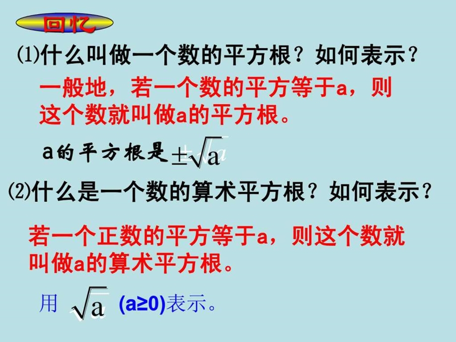 ...第二十一章21.1.1二次根式的概念课件_第2页