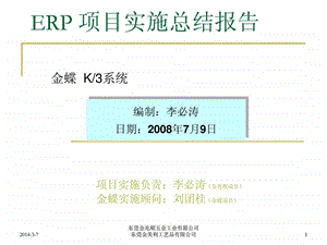 大型企业ERP项目实施经验汇总.ppt