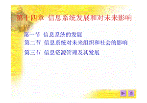 第十四章信息系统发展和对未来影响.ppt