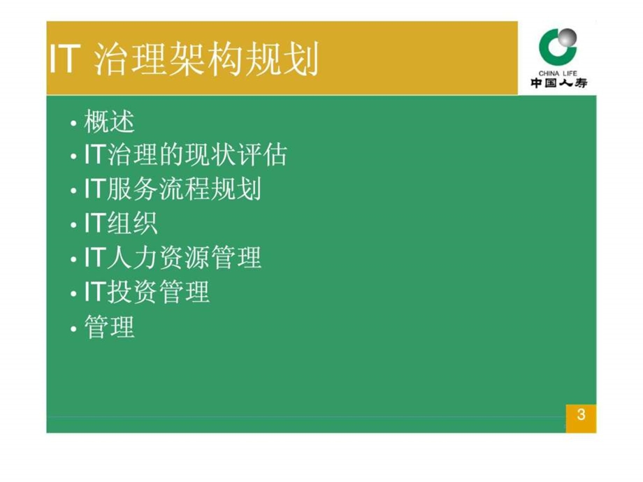 中国人寿it战略规划项目it治理.ppt_第3页