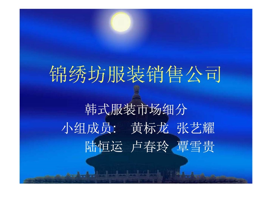 韩式服装市场细分.ppt_第1页