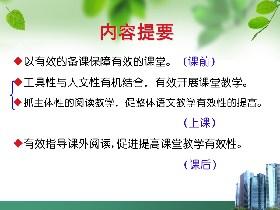 小学语文讲座课件_如何提高语文课堂教学有效性.ppt_第2页