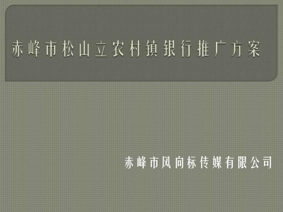 农村镇银行营销推广方案图文.ppt.ppt_第1页