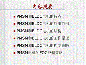 永磁同步电机工作原理及控制策略.ppt