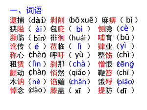 尖子生字音错题集.ppt