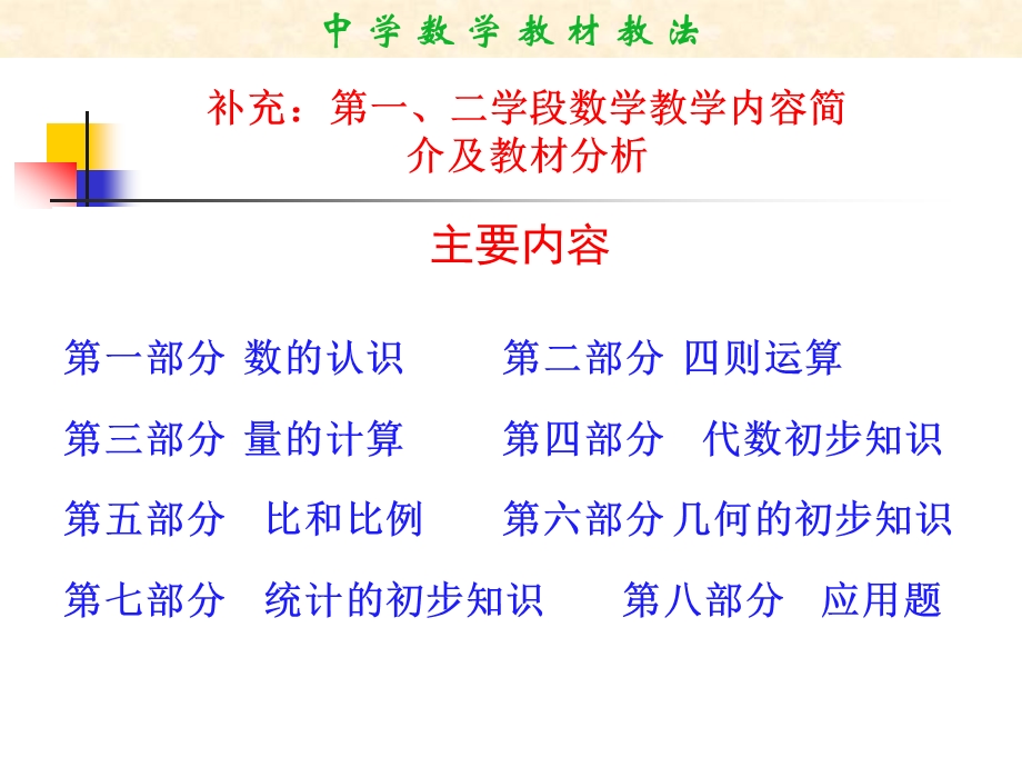 小学数学教学内容简介及教材分析1.ppt_第3页