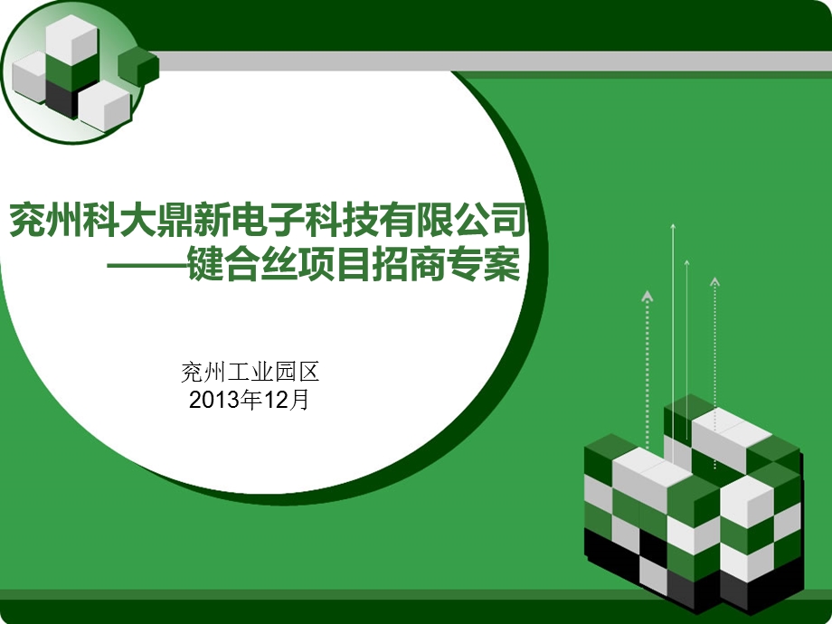 科大鼎新键合丝招商专案.ppt_第1页