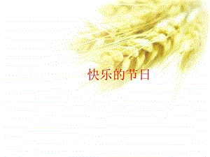 快乐的节日教学演示课件.ppt