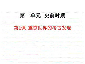 第一课震惊世界的考古发现图文.ppt.ppt