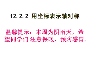 珠海市九中八年级上1222用坐标表示轴对称课件.ppt