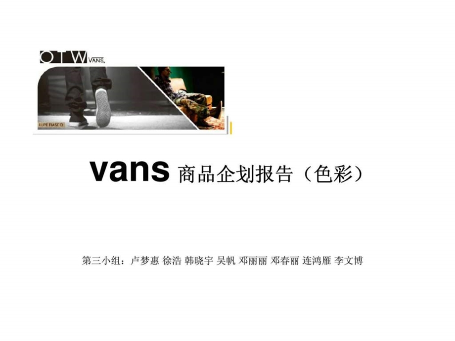 vans商品企划报告色彩.ppt_第1页