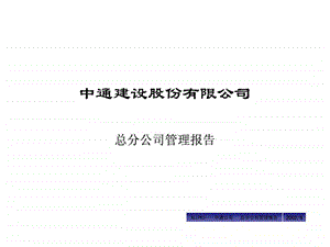 中通建设股份有限公司总分公司管理模式.ppt.ppt