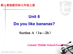 新目标Go+for+it版七年级上Unit+6+Do+you+like+bananas_Section+A+Period+1+1a—2c（共25张PPT）.ppt