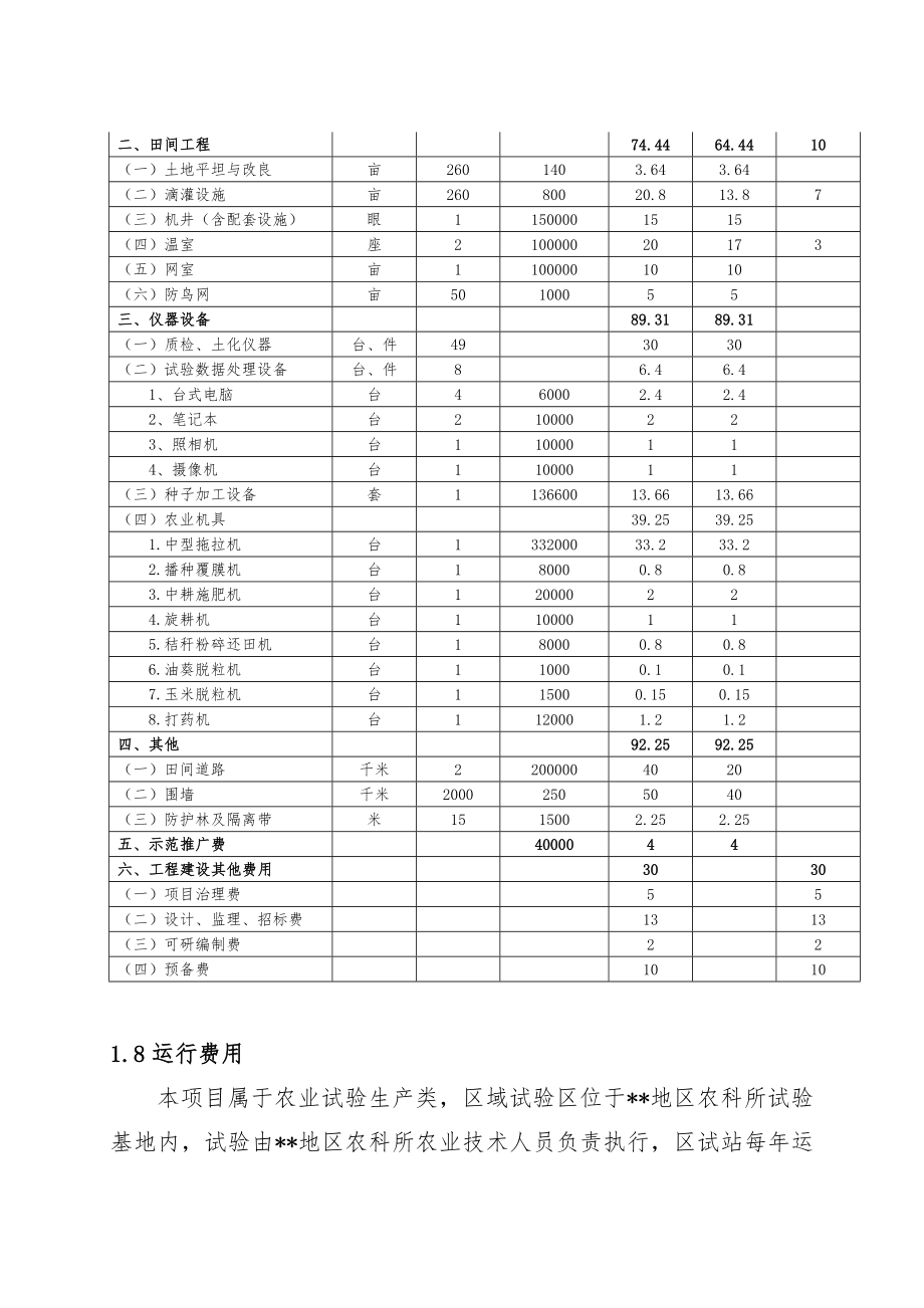 作物品种区域试验站项目策划可行性研究报告.doc_第3页