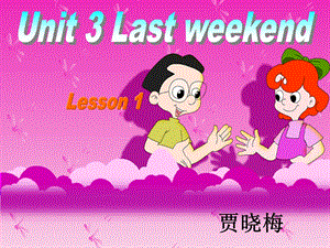 演示文稿pep8Unit3LastWeekendALet,slearn.ppt