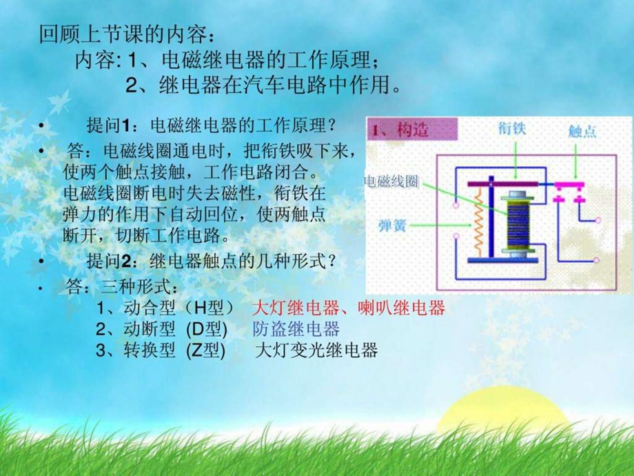 汽车上闪光继电器的原理.ppt_第3页