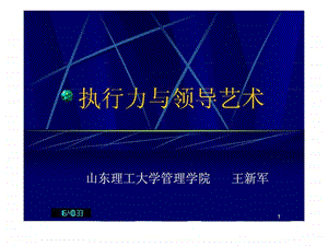 执行力与领导艺术.ppt