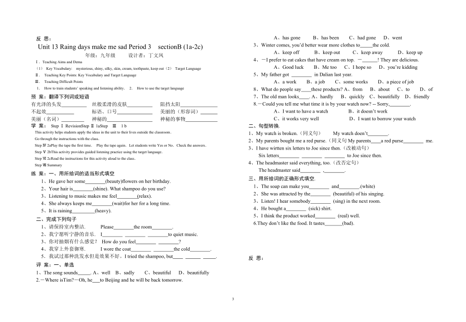 九年级英语第13单元学案hao.doc_第3页