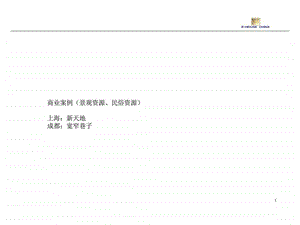 易居商业案例景观资源民俗资源.ppt