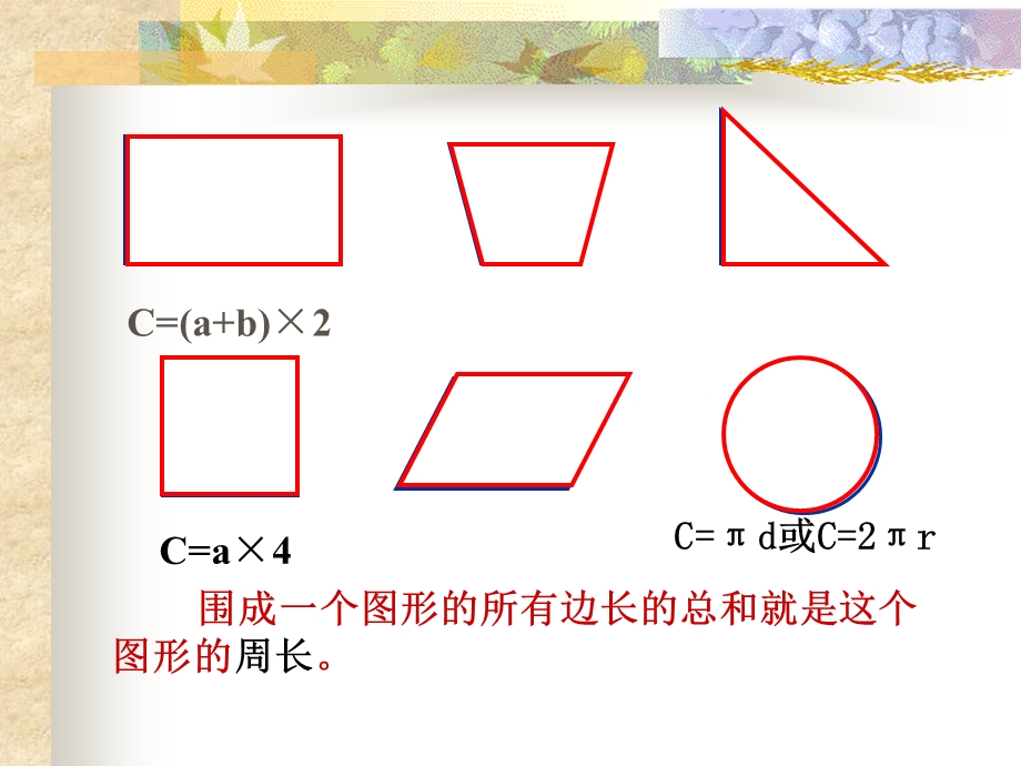 平面图形的周长和面积复习课件.ppt_第3页