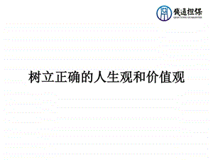 树立正确的人生观和价值观.ppt.ppt