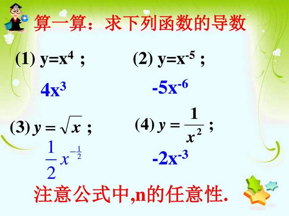 1.2.2基本初等函数的导数公式及导数的运算法则一.ppt.ppt_第3页