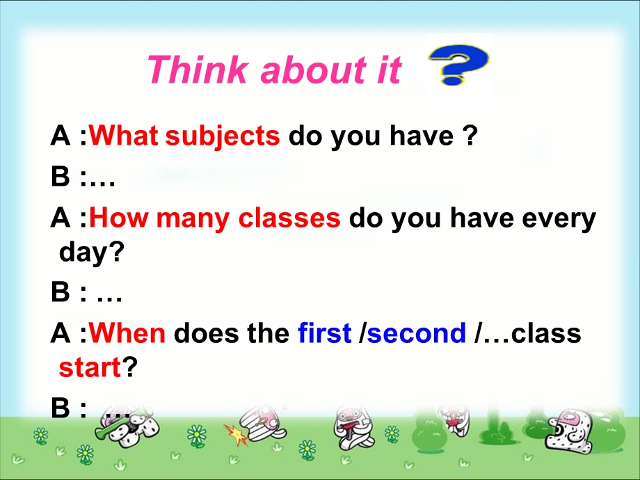 新冀教版七年级下册英语Lesson13_How_is_school_going.ppt_第1页